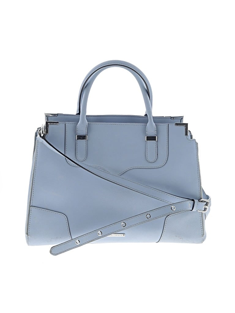 Pre-owned Rebecca Minkoff Leather Satchel In Blue