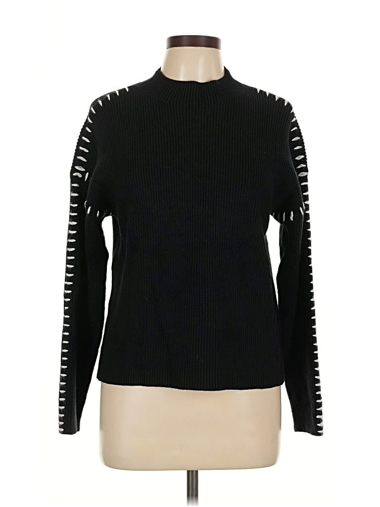Pre-owned Merokeety Turtleneck Sweater In Black