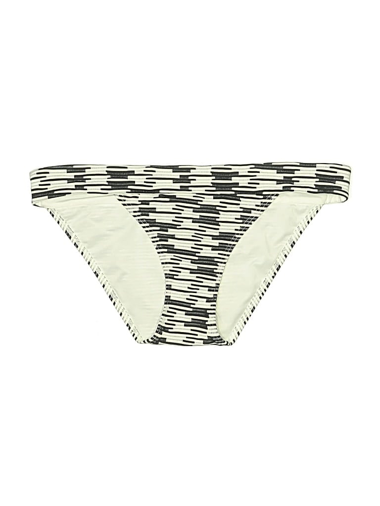 Pre-owned Victoria's Secret Swimsuit Bottoms In White