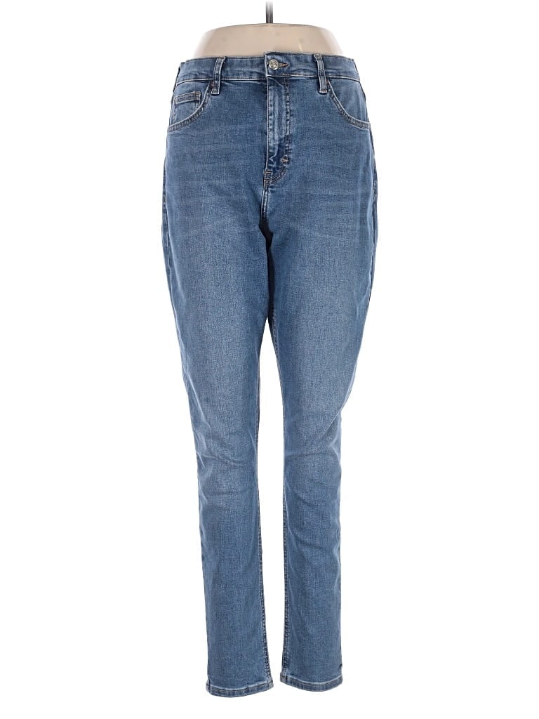 Pre-owned Topshop Jeans In Blue