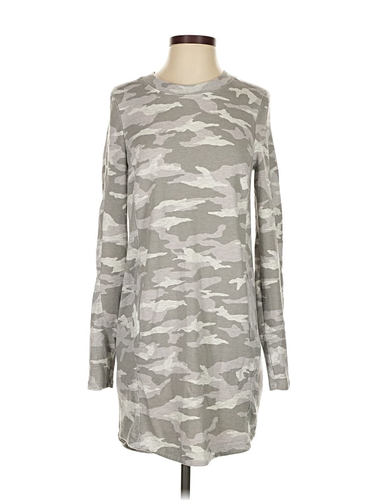 Pre-owned Athleta Casual Dress In Gray