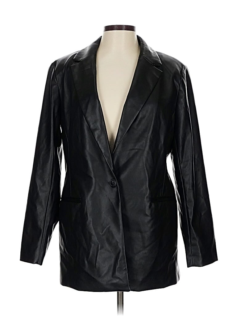 Pre-owned Nine West Blazer Jacket In Black