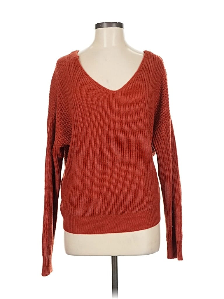 ALISON ANDREWS Pre-owned Pullover Sweater In Orange