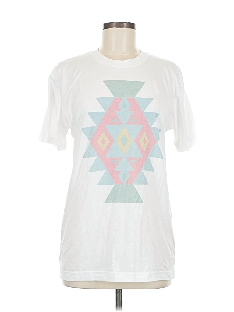 Pre-owned Assorted Brands Short Sleeve T-shirt In White