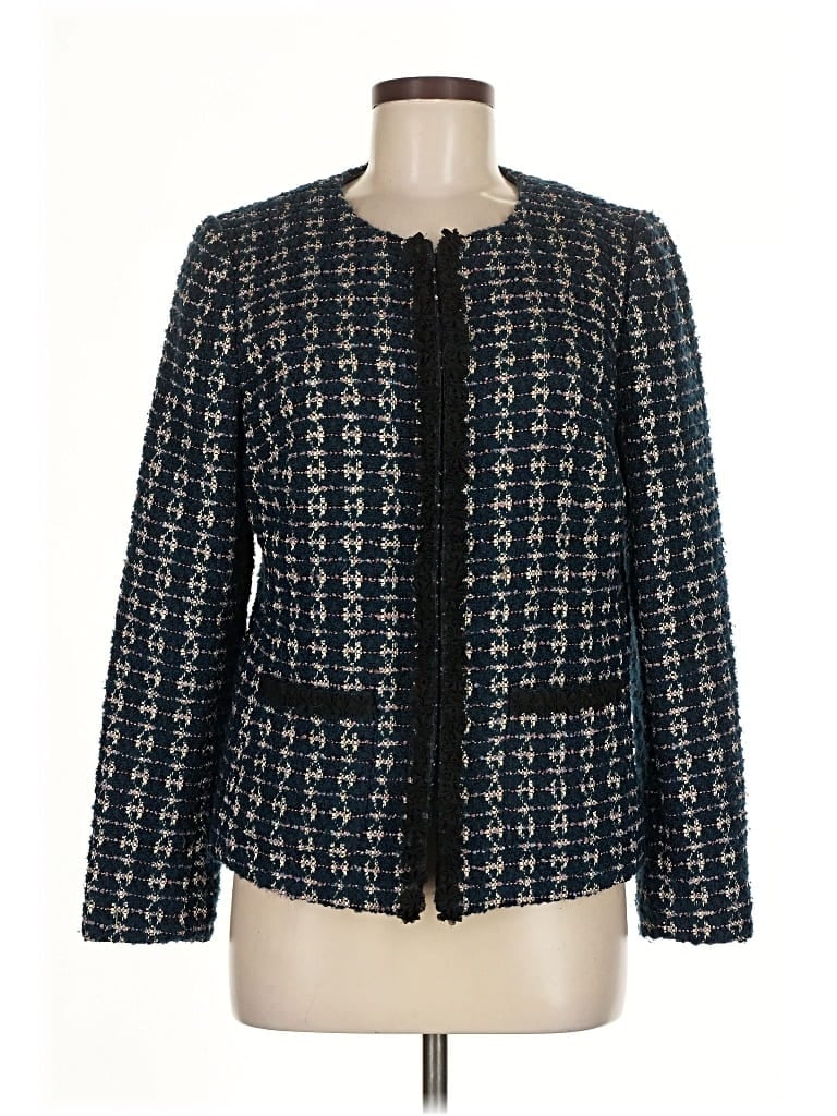 Pre-owned Rsvp By Talbots Blazer Jacket In Blue