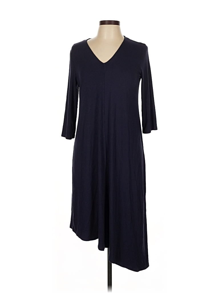 Pre-owned Eileen Fisher Casual Dress In Blue