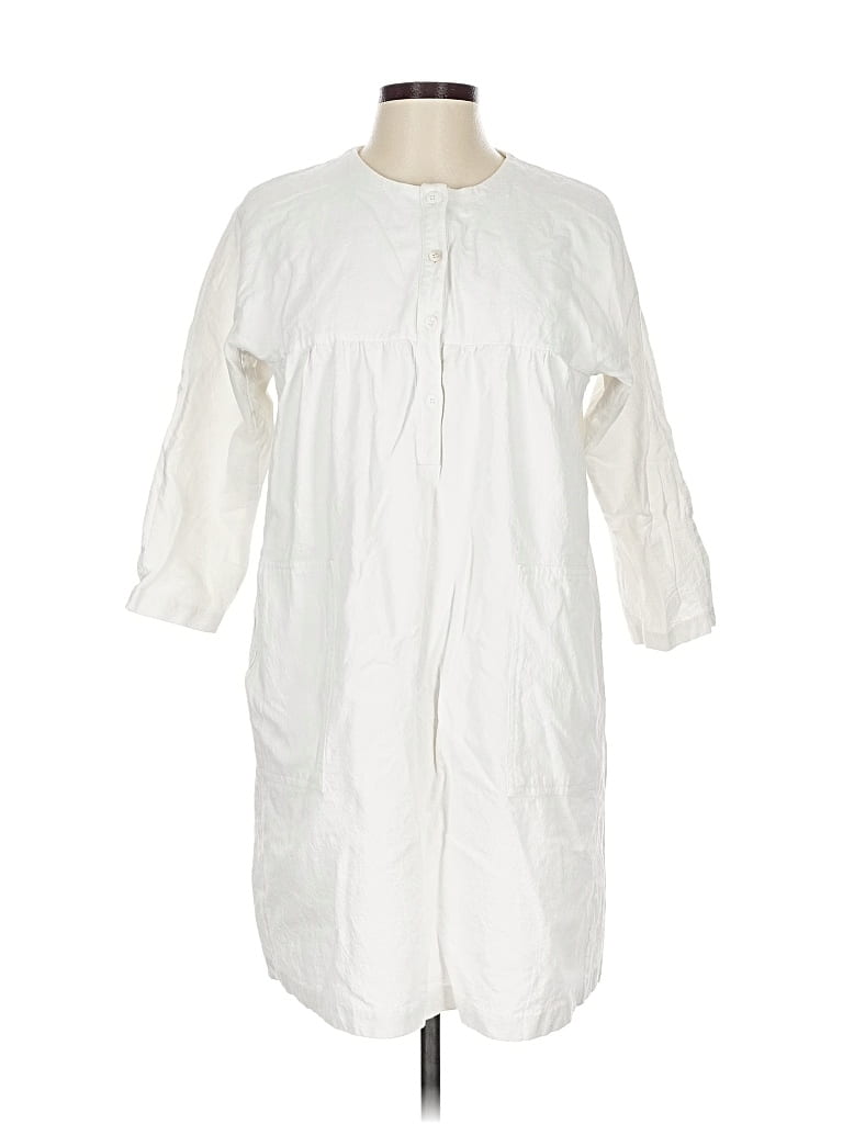 Pre-owned Pomander Place Casual Dress In White