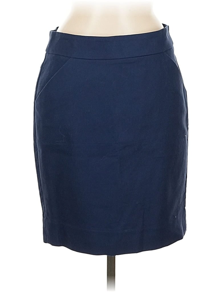 Pre-owned J.crew Factory Store Formal Skirt In Blue