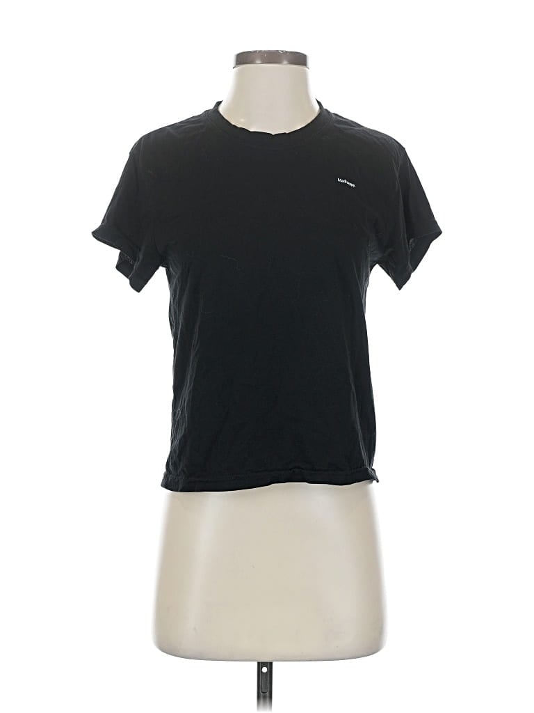 Pre-owned Madhappy Short Sleeve T-shirt In Black