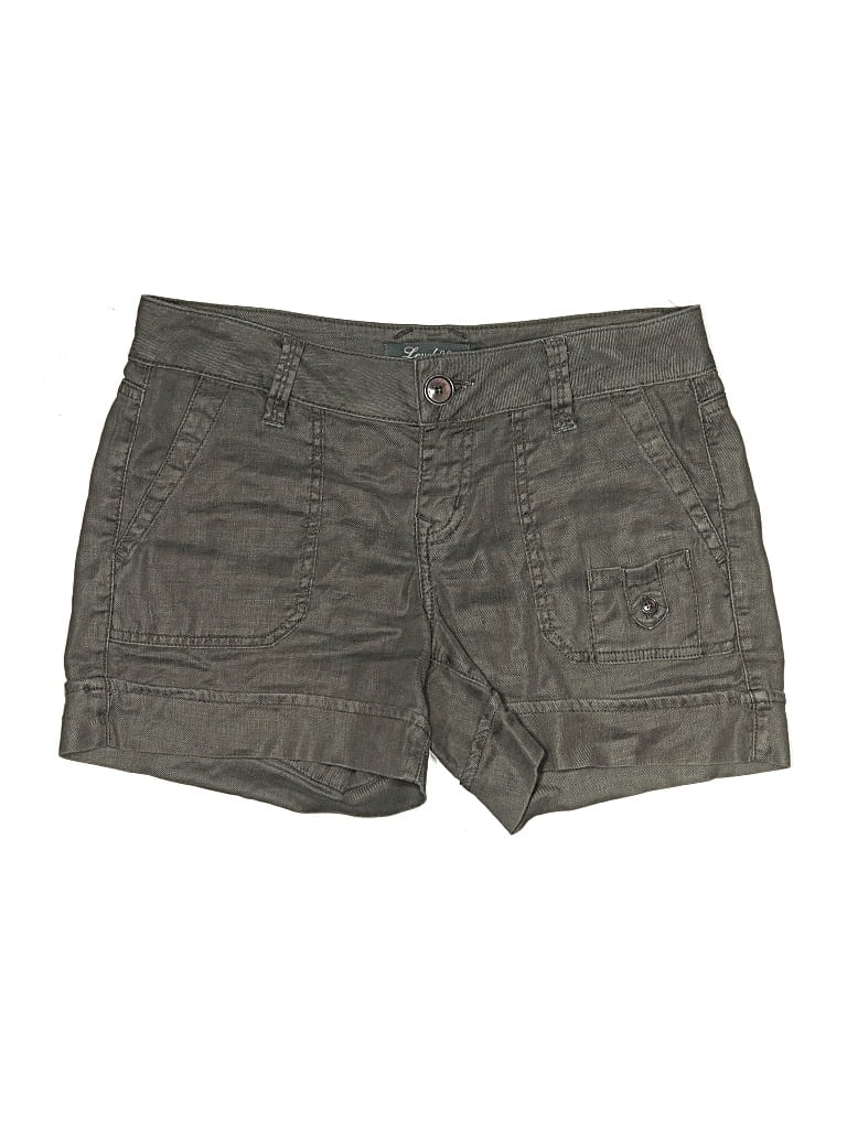Pre-owned Level 99 Khaki Shorts In Green