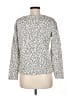 Jane and Delancey Animal Print Silver Pullover Sweater Size M - photo 2