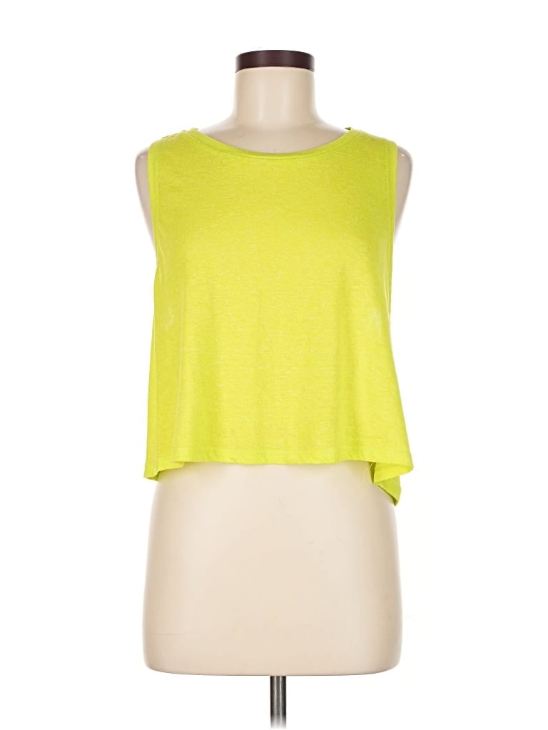 Pre-owned Sweaty Betty Sleeveless T-shirt In Yellow