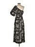 Rhode Paisley Black Casual Dress Size 4 - photo 2