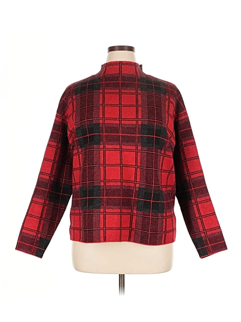 Pre-owned Lane Bryant Pullover Sweater In Red