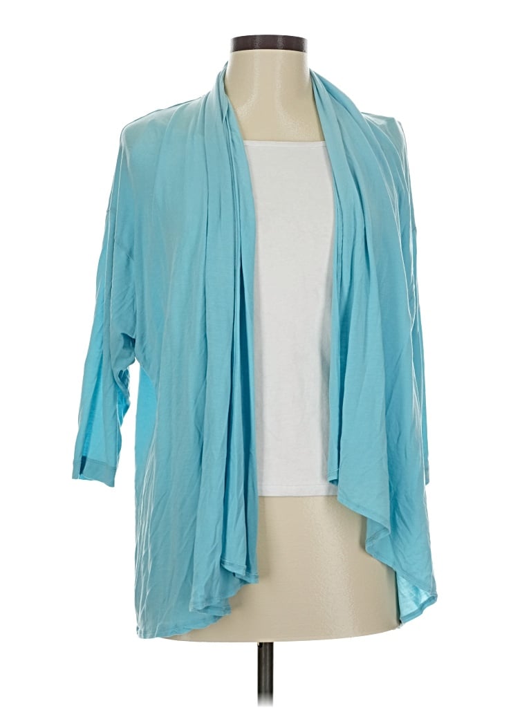 Pre-owned Ann Taylor Cardigan Sweater In Blue