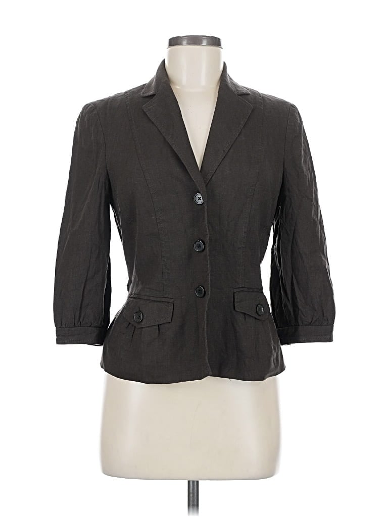 Pre-owned Banana Republic Blazer Jacket In Gray