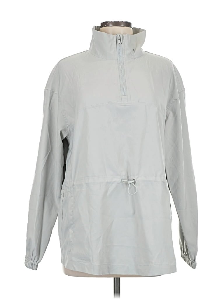 Pre-owned Unbranded Windbreaker Jacket In Gray