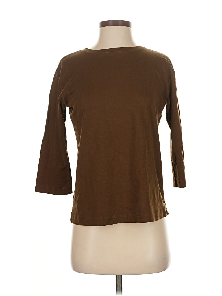 Pre-owned Mm. Lafleur 3/4 Sleeve T-shirt In Brown