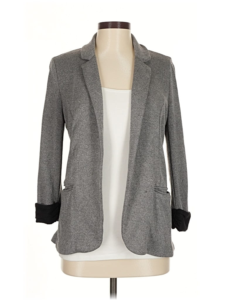 Pre-owned Skies Are Blue Blazer Jacket In Gray