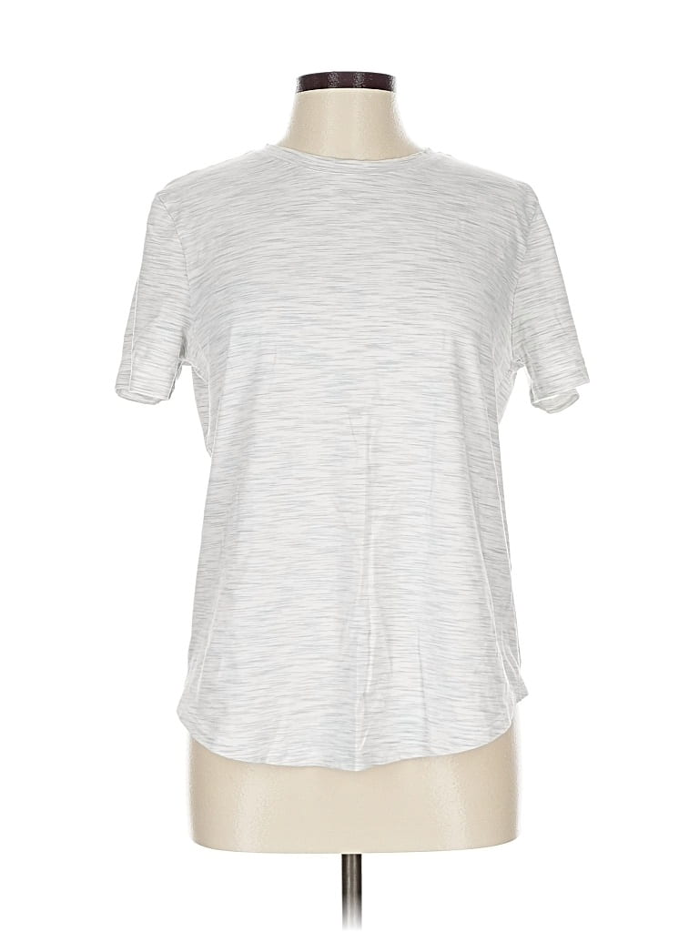 Pre-owned Lululemon Athletica Active T-shirt In White