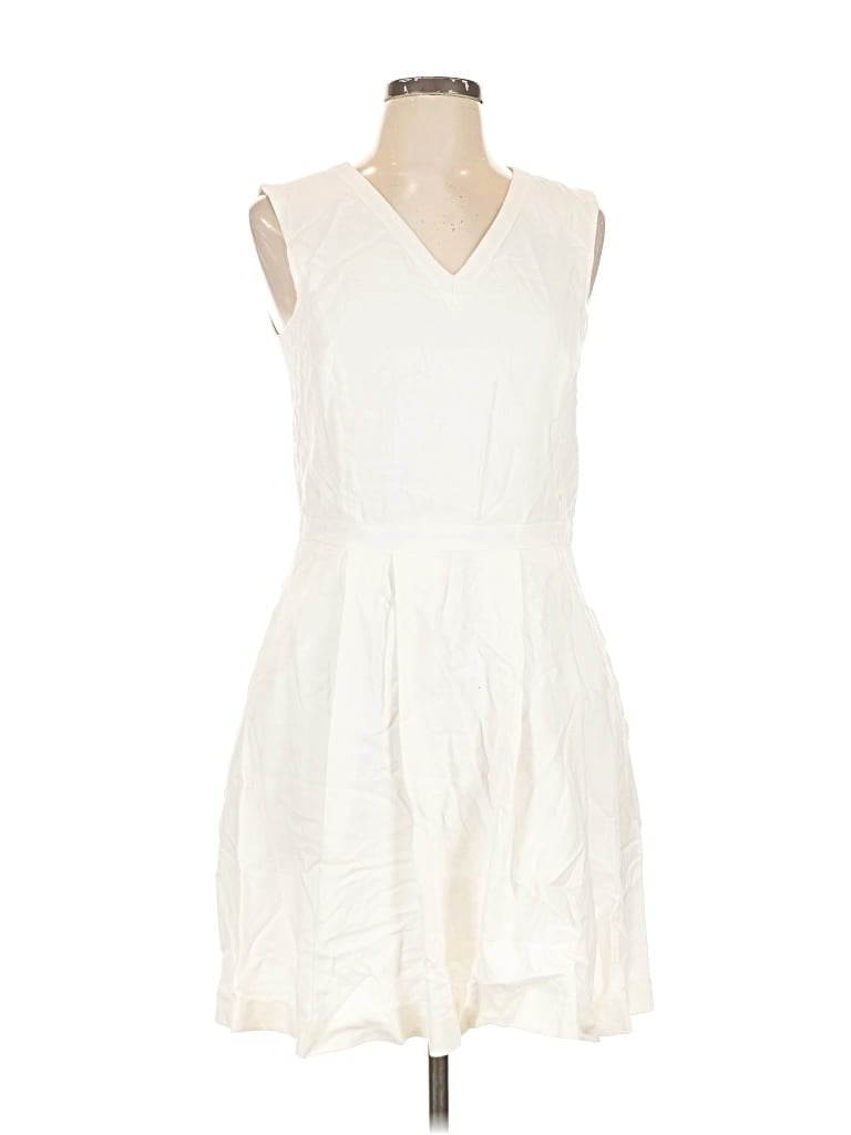 Pre-owned Theory Casual Dress In White