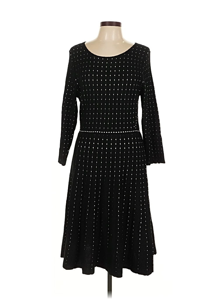 Pre-owned Nina Leonard Casual Dress In Black