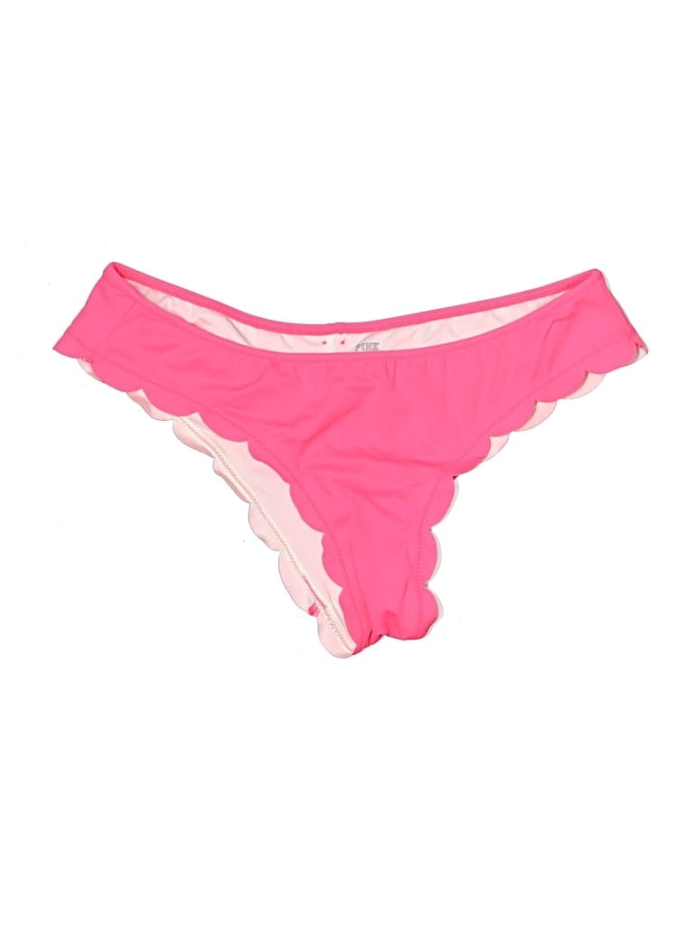 Pre-owned Victoria's Secret Pink Swimsuit Bottoms In Pink