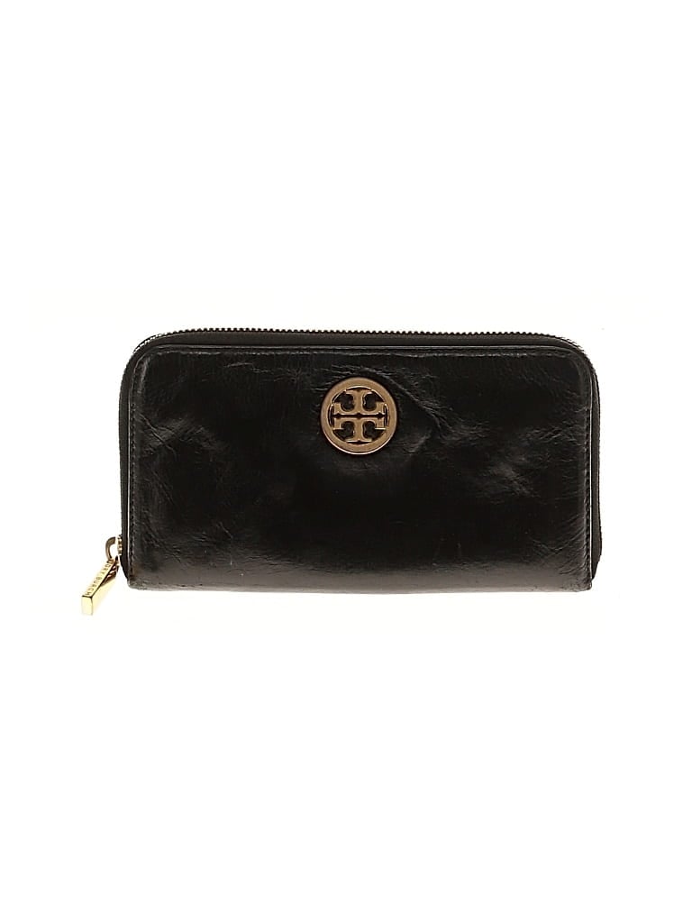 Pre-owned Tory Burch Leather Wallet In Black