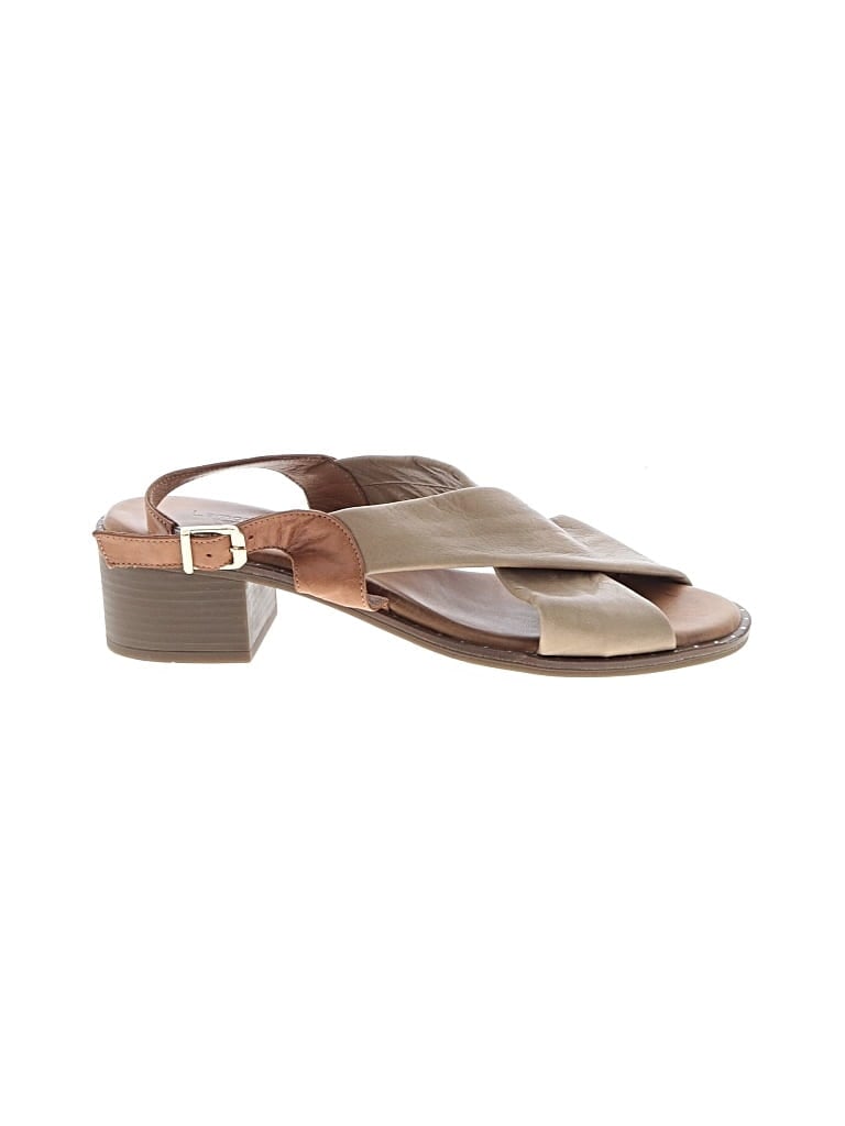 Pre-owned Lemon N Lime Sandals In Brown