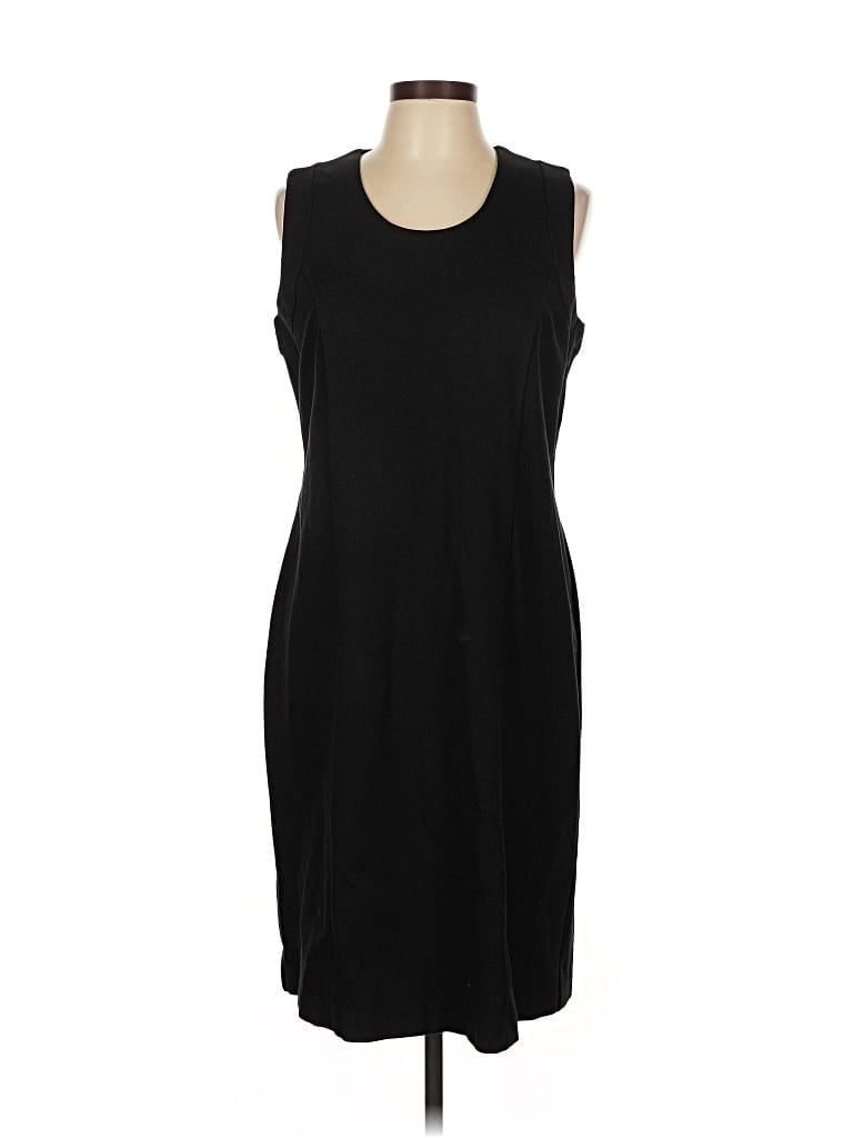 Pre-owned Coldwater Creek Casual Dress In Black