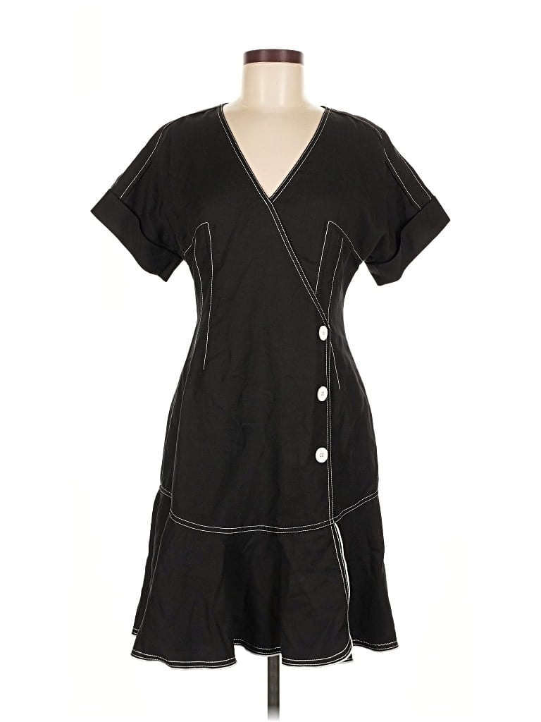 Pre-owned Derek Lam 10 Crosby Casual Dress In Black