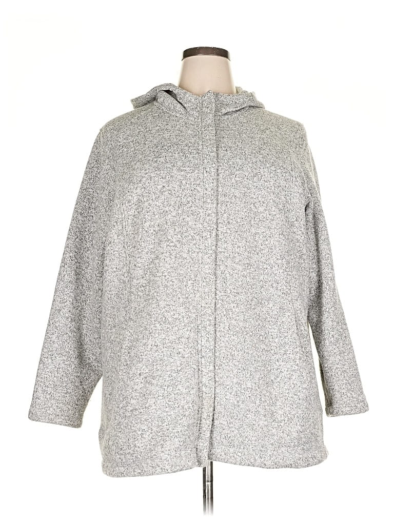 Pre-owned Lands' End Jacket In Gray