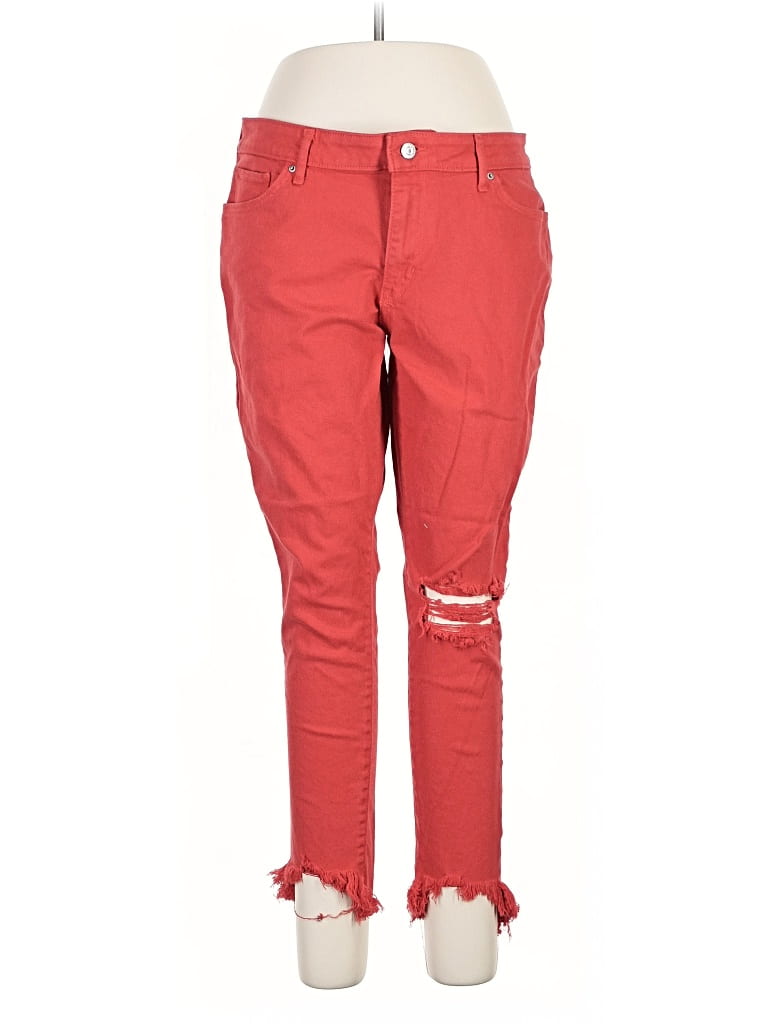 Pre-owned Levi's Jeans In Red