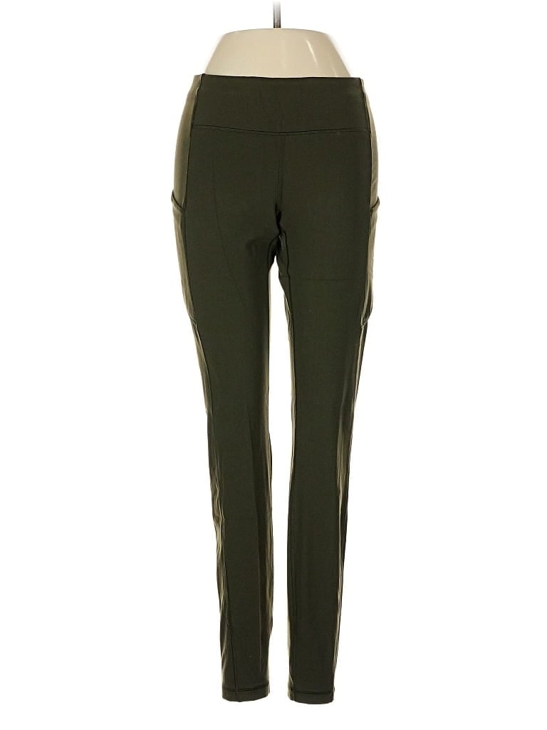 Pre-owned Lululemon Athletica Active Pants In Green