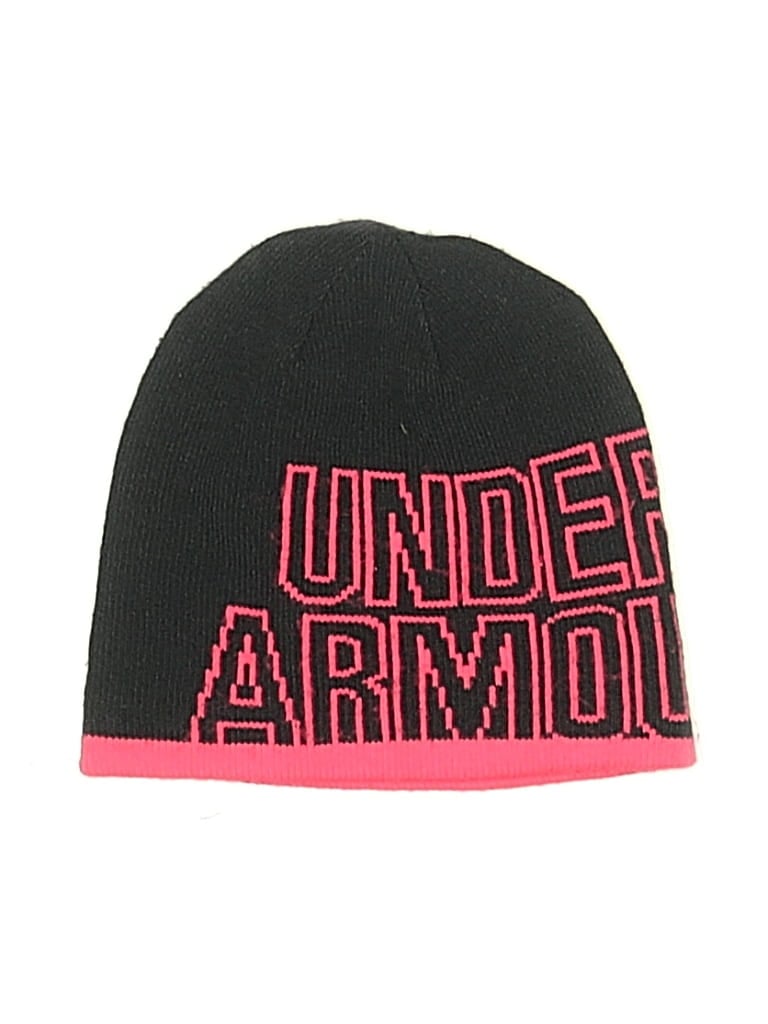 Pre-owned Under Armour Kids' Beanie Hat In Black