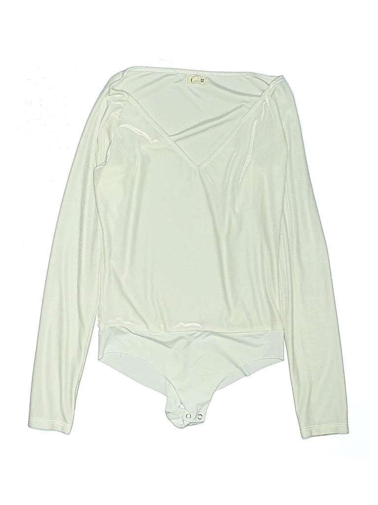 Pre-owned L'agence Bodysuit In White