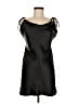 AaKaa Solid Black Cocktail Dress Size M - photo 1
