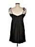 AaKaa Solid Black Cocktail Dress Size M - photo 2