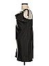 AaKaa Solid Black Cocktail Dress Size M - photo 5