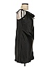AaKaa Solid Black Cocktail Dress Size M - photo 4