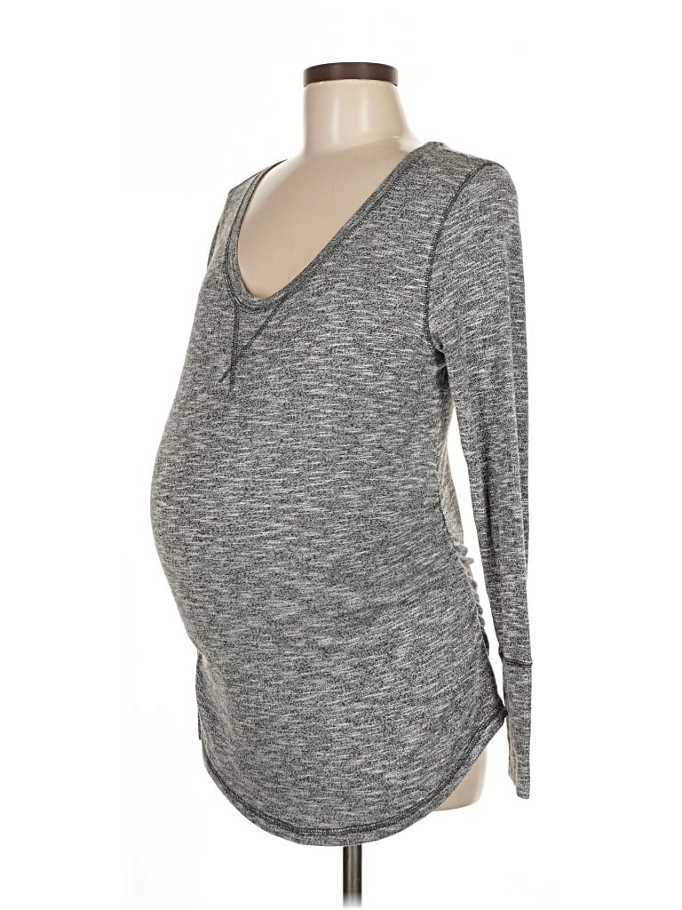 Pre-owned Liz Lange Maternity For Target Pullover Sweater In Gray