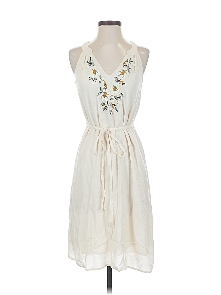 Pre-owned Market & Spruce Casual Dress In White