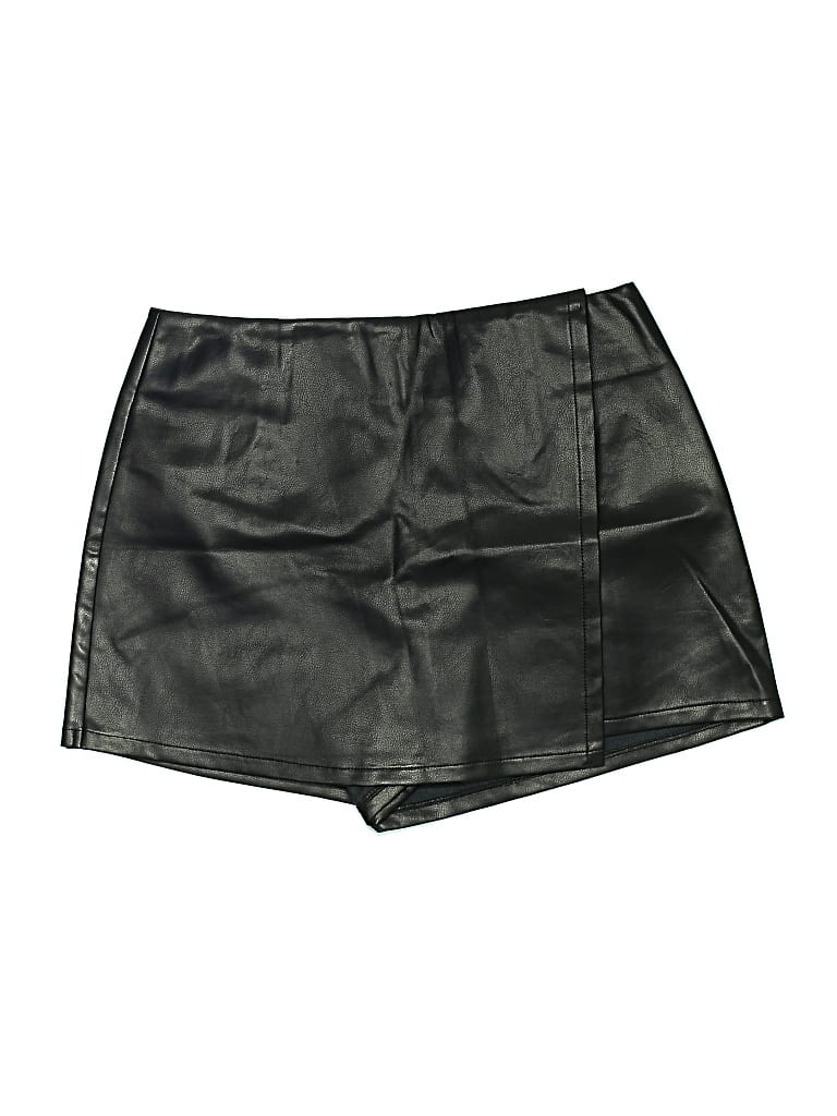 Pre-owned Hem & Thread Skort In Black
