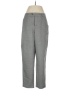 Garnet Hill Chevron-herringbone Gray Dress Pants Size 8 - photo 1