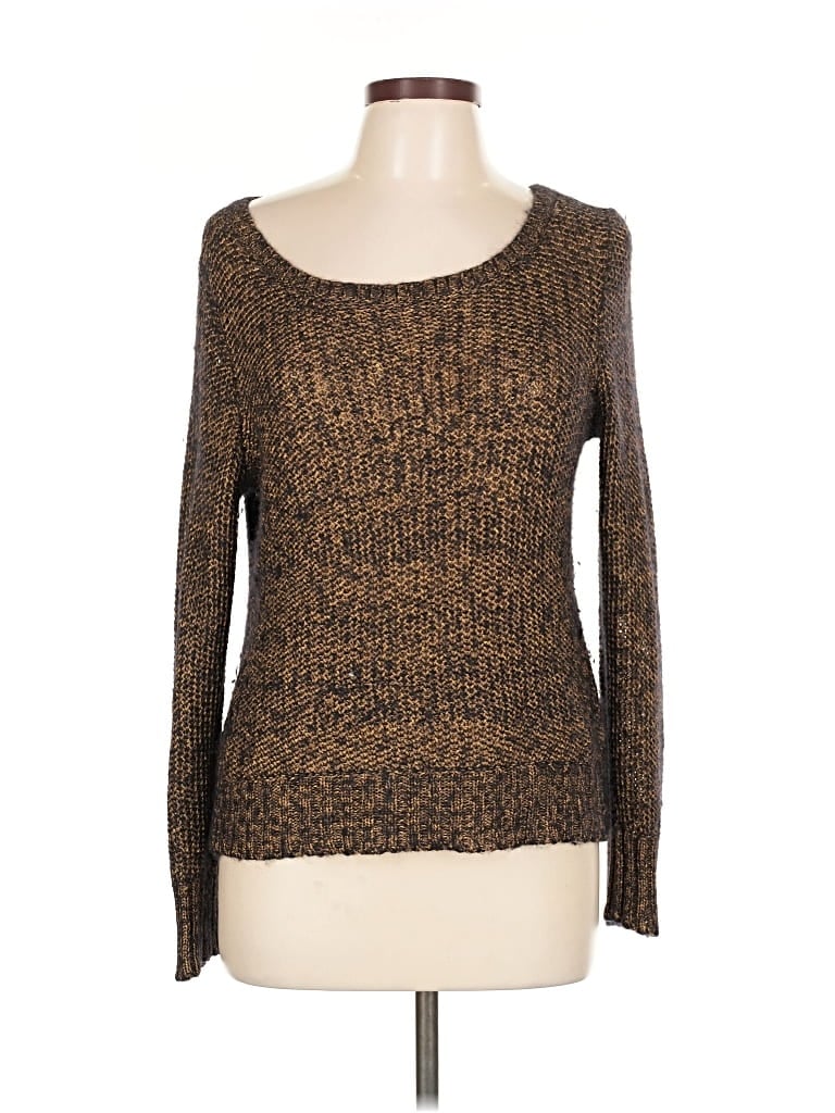 Pre-owned Eileen Fisher Pullover Sweater In Brown