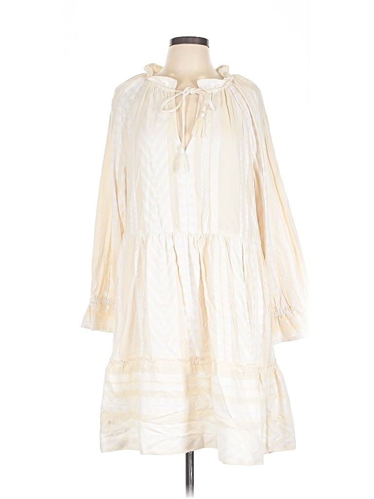 Pre-owned Maeve By Anthropologie Casual Dress In White