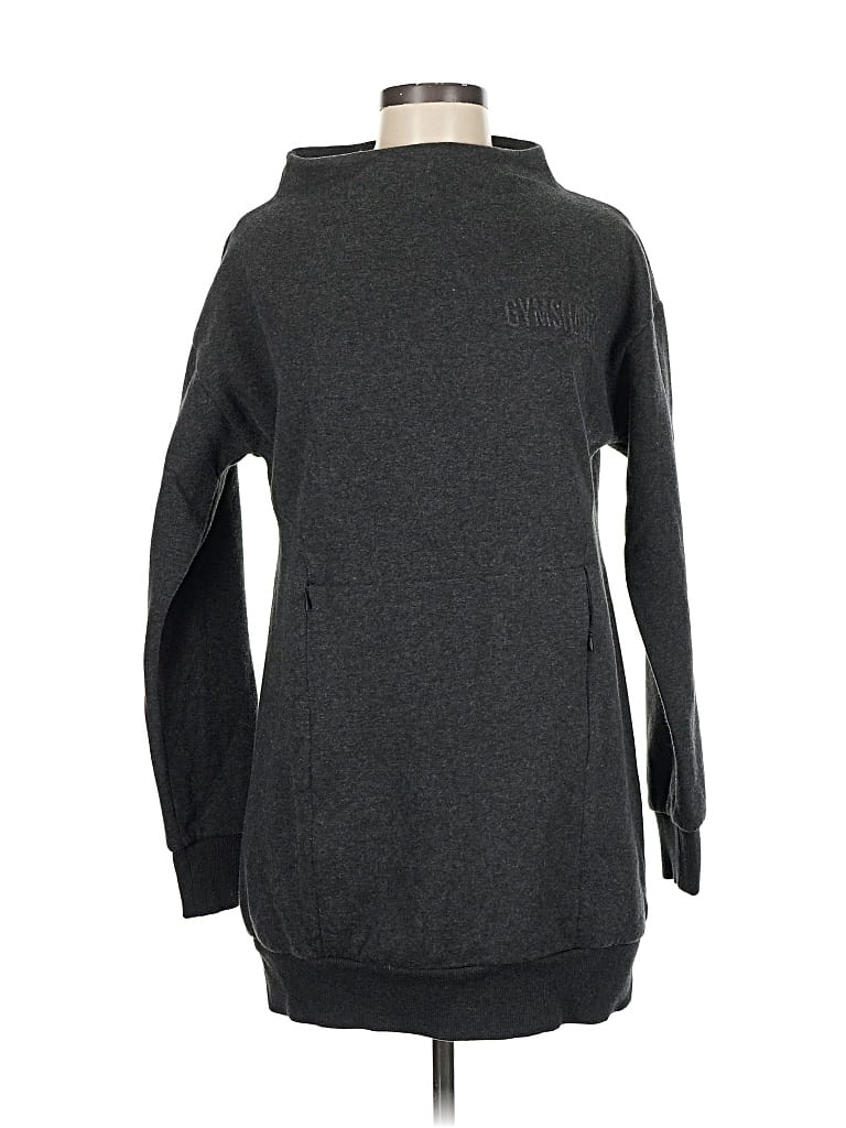 Pre-owned Gymshark Pullover Hoodie In Gray