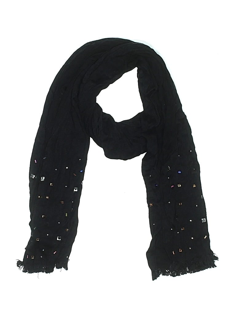 Pre-owned Inc International Concepts Scarf In Black