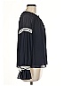 J.Crew 100% Polyester Blue Black Long Sleeve Blouse Size M - photo 4