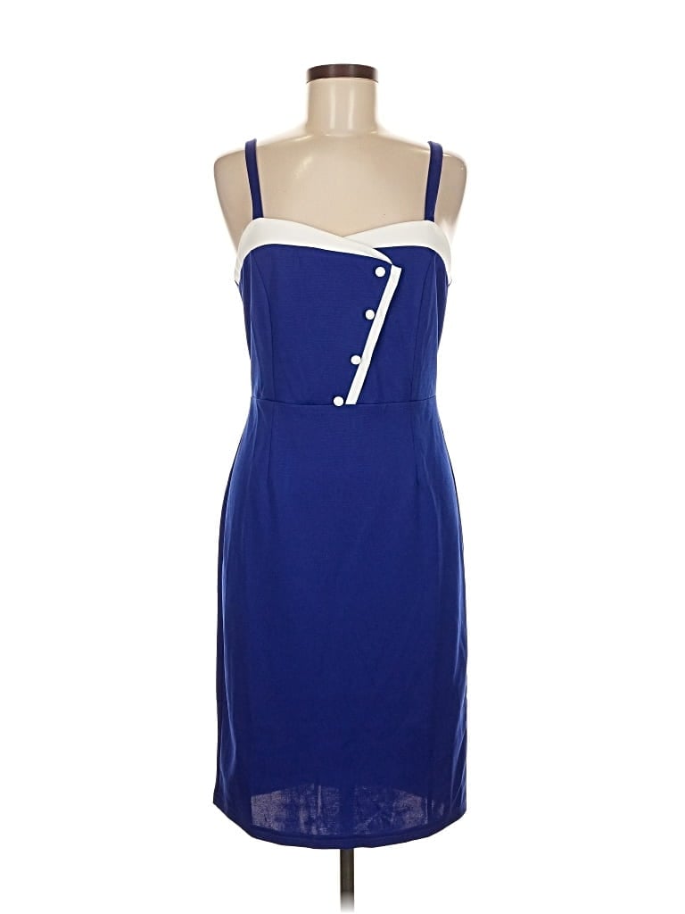 Pre-owned Unbranded Cocktail Dress In Blue